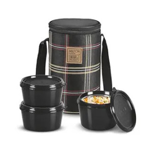 MILTON Lofty Lunch Box with Insulated Fabric Bag at ₹584 | Amazon Deal MILTON Lofty Lunch Box with Insulated Fabric Bag at ₹584 | Amazon Deal