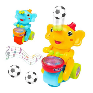 Negi Elephant Musician Drummer Walking Bump & Go Toy with Levitation Ball, LED Lights & Music at ₹273 | Amazon Deal Negi Elephant Musician Drummer Walking Bump & Go Toy with Levitation Ball, LED Lights & Music at ₹273 | Amazon Deal