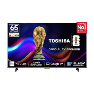 Toshiba 164 cm (65 Inches) 4K Ultra HD Smart QLED Google TV at ₹46749 | Amazon Deal Toshiba 164 cm (65 Inches) 4K Ultra HD Smart QLED Google TV at ₹46749 | Amazon Deal