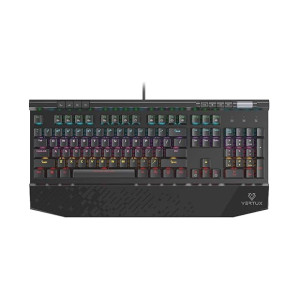 Vertux Ergonomic Gaming Keyboard with Wrist Rest, RGB Backlit Mechanical at ₹1397 | Amazon Deal Vertux Ergonomic Gaming Keyboard with Wrist Rest, RGB Backlit Mechanical at ₹1397 | Amazon Deal