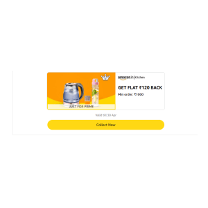 Home & Kitchen: Flat ₹120 Cashback on ₹1000+ Orders | Amazon Deal Home & Kitchen: Flat ₹120 Cashback on ₹1000+ Orders | Amazon Deal