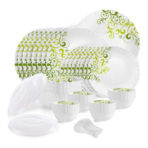 Cello 47-Piece Opalware Dazzle Oleander Dinner Set at ₹1539 | Flipkart Deal Cello 47-Piece Opalware Dazzle Oleander Dinner Set at ₹1539 | Flipkart Deal