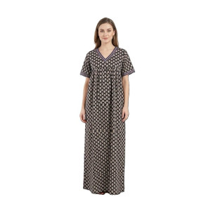Evolove Cotton Nighty Maxi with Side Pocket & Floral Print at ₹79 | Amazon Deal Evolove Cotton Nighty Maxi with Side Pocket & Floral Print at ₹79 | Amazon Deal