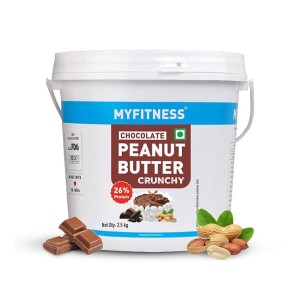 MYFITNESS Peanut Butter Chocolate Spread Crunchy 2.5kg at ₹730 | Amazon Deal MYFITNESS Peanut Butter Chocolate Spread Crunchy 2.5kg at ₹730 | Amazon Deal