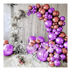 Just Party Rose Gold & Purple Metallic Chrome Balloons at ₹65 | Amazon Deal Just Party Rose Gold & Purple Metallic Chrome Balloons at ₹65 | Amazon Deal
