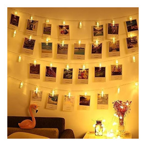 Desidiya 20 Photo Clip LED String Lights (Warm White) at ₹249 | Amazon Deal Desidiya 20 Photo Clip LED String Lights (Warm White) at ₹249 | Amazon Deal