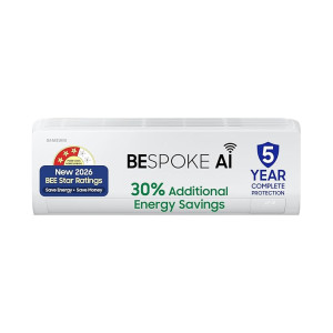 Samsung 1.5 Ton 3 Star Bespoke AI Inverter Smart Split AC at ₹37724 | Amazon Deal Samsung 1.5 Ton 3 Star Bespoke AI Inverter Smart Split AC at ₹37724 | Amazon Deal