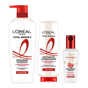 L’Oréal Paris Total Repair 5 Shampoo + Conditioner + Serum at ₹551 | Flipkart Deal L’Oréal Paris Total Repair 5 Shampoo + Conditioner + Serum at ₹551 | Flipkart Deal