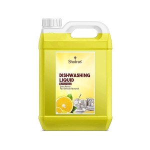 Shatras Dishwash Gel Yellow Lemon & Active Salt, 5L Refill Can at ₹253 | Amazon Deal Shatras Dishwash Gel Yellow Lemon & Active Salt, 5L Refill Can at ₹253 | Amazon Deal