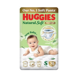Huggies Natural Soft Premium Baby Diaper Pants Small (S) Size at ₹506 | Amazon Deal Huggies Natural Soft Premium Baby Diaper Pants Small (S) Size at ₹506 | Amazon Deal