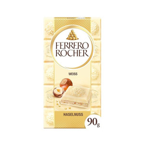 Ferrero Rocher White Chocolate With Hazelnut Bar, 90 Gram at ₹249 | Amazon Deal Ferrero Rocher White Chocolate With Hazelnut Bar, 90 Gram at ₹249 | Amazon Deal