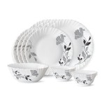 Larah by Borosil Millenia Opalware 13-Piece Dinner Set at ₹829 | Amazon Deal Larah by Borosil Millenia Opalware 13-Piece Dinner Set at ₹829 | Amazon Deal
