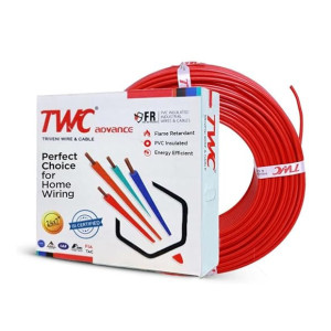 TWC Advance Red 10 SQMM 180M Copper HRFR Cable at ₹15458 | Amazon Deal TWC Advance Red 10 SQMM 180M Copper HRFR Cable at ₹15458 | Amazon Deal