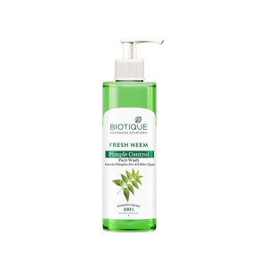 Biotique Fresh Neem Pimple Control Face Wash (200mL) at ₹107 | Amazon Deal Biotique Fresh Neem Pimple Control Face Wash (200mL) at ₹107 | Amazon Deal