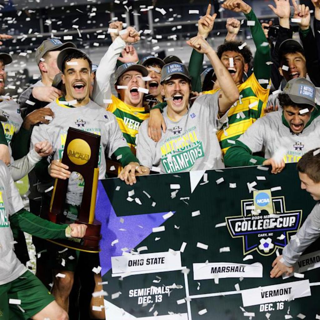 Vermont males’s soccer wins first nationwide championship with late OT purpose to stun Marshall Vermont males’s soccer wins first nationwide championship with late OT purpose to stun Marshall