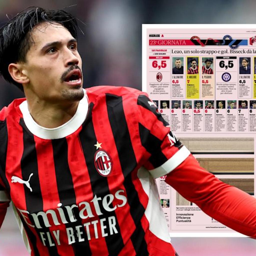 Defence holds up effectively, Reijnders shines – Participant rankings for Milan-Inter from Italian papers Defence holds up effectively, Reijnders shines – Participant rankings for Milan-Inter from Italian papers