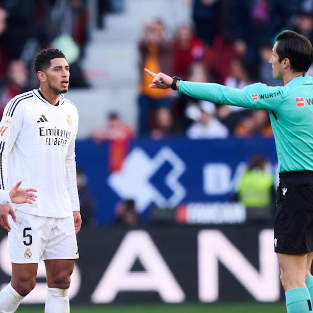 Jude Bellingham handed two-match La Liga ban after purple card for swearing at referee – Actual Madrid to enchantment Jude Bellingham handed two-match La Liga ban after purple card for swearing at referee – Actual Madrid to enchantment