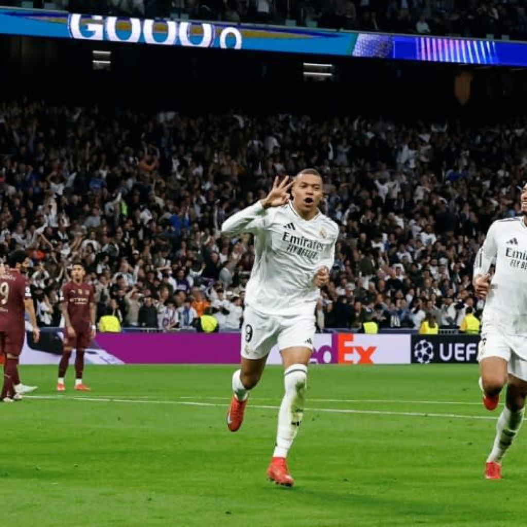 Mbappe hat-trick as Actual Madrid knock Man Metropolis out of Champions League Mbappe hat-trick as Actual Madrid knock Man Metropolis out of Champions League