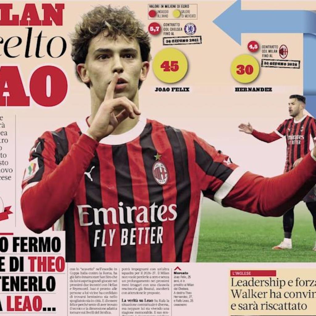 GdS: ‘Milan have chosen Joao’ – the technique to signal ‘world class’ ahead completely GdS: ‘Milan have chosen Joao’ – the technique to signal ‘world class’ ahead completely