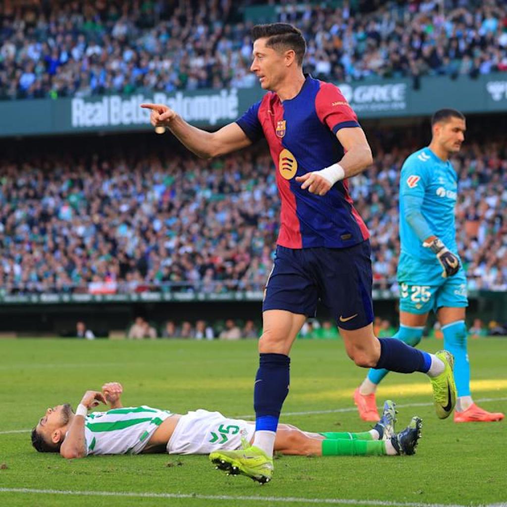Barcelona’s Robert Lewandowski trailing shock Premier League star in goalscoring class Barcelona’s Robert Lewandowski trailing shock Premier League star in goalscoring class