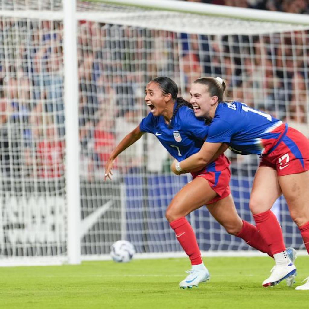 Watch USWNT ahead Alyssa Thompson rating her first worldwide purpose off a surprising end Watch USWNT ahead Alyssa Thompson rating her first worldwide purpose off a surprising end