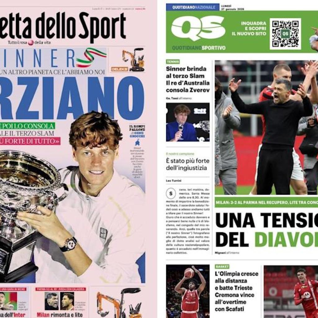 Gallery: ‘Milan electrical’, ‘Comeback and struggle’ – As we speak’s entrance pages in Italy Gallery: ‘Milan electrical’, ‘Comeback and struggle’ – As we speak’s entrance pages in Italy