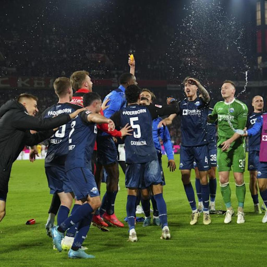 A number of Bundesliga golf equipment concerned with Paderborn’s Santiago Castañeda A number of Bundesliga golf equipment concerned with Paderborn’s Santiago Castañeda