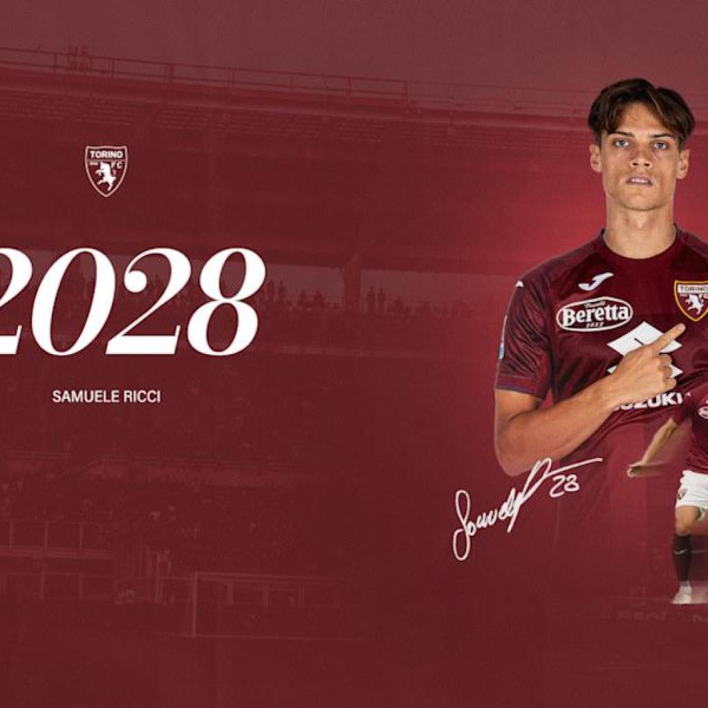 Official: Milan goal Samuele Ricci extends with Torino till 2028 Official: Milan goal Samuele Ricci extends with Torino till 2028