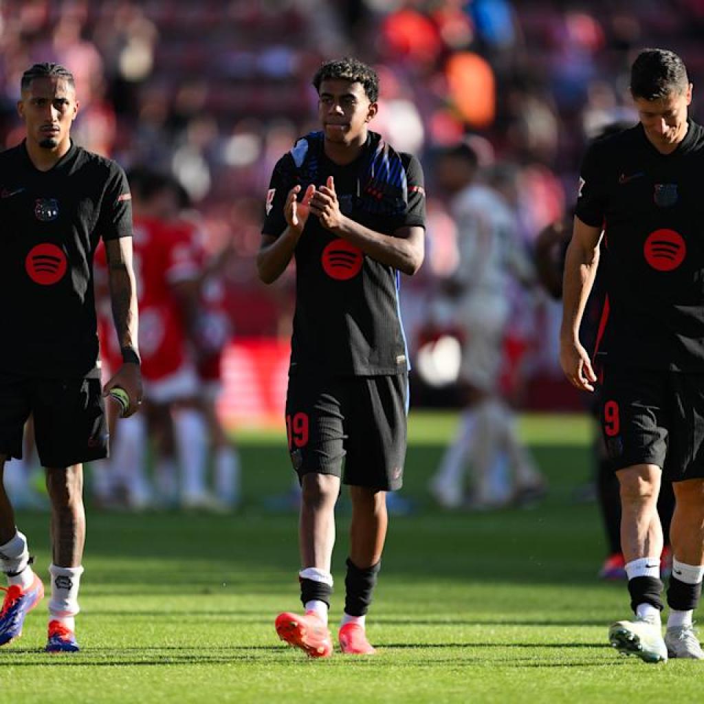 Barcelona have now gained the entire La Liga Participant of the Month awards this season Barcelona have now gained the entire La Liga Participant of the Month awards this season