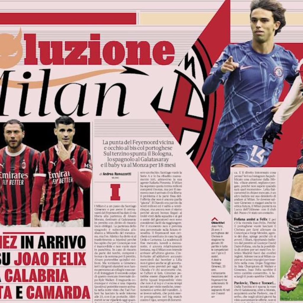 GdS: ‘Milan revolution’ – Feyenoord and Chelsea duo targets whereas a number of can go away GdS: ‘Milan revolution’ – Feyenoord and Chelsea duo targets whereas a number of can go away