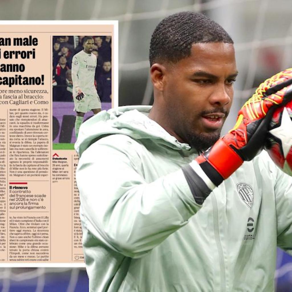 GdS: Maignan loses his magic – Milan goalkeeper responsible of one other ‘enormous mistake’ GdS: Maignan loses his magic – Milan goalkeeper responsible of one other ‘enormous mistake’
