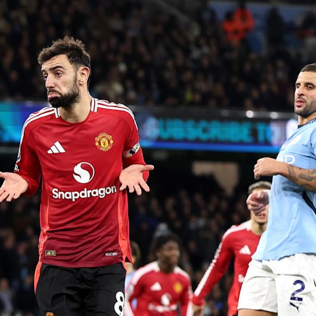 Manchester United stuns Man Metropolis with last-minute 2-1 win to take Manchester Derby Manchester United stuns Man Metropolis with last-minute 2-1 win to take Manchester Derby