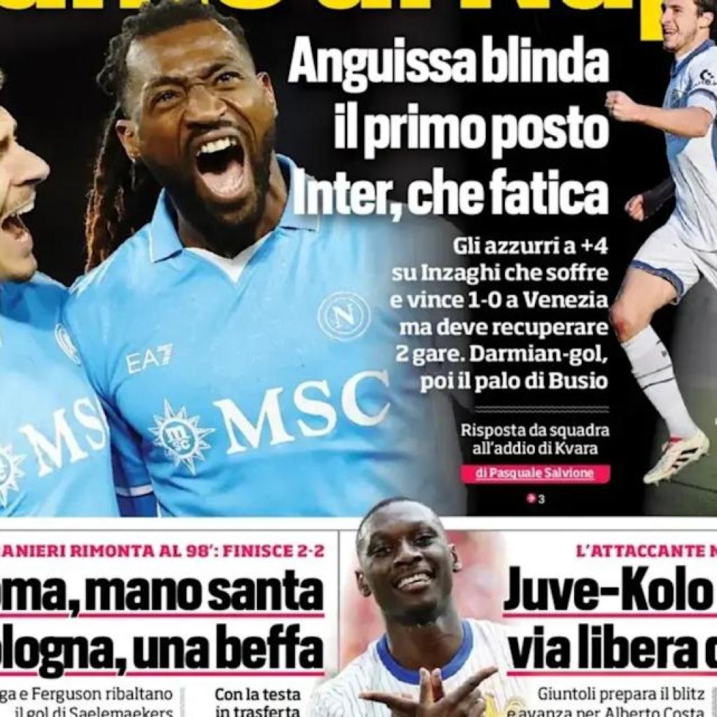As we speak’s Papers: Inter and Napoli Scudetto tempo, Rashford or Walker As we speak’s Papers: Inter and Napoli Scudetto tempo, Rashford or Walker