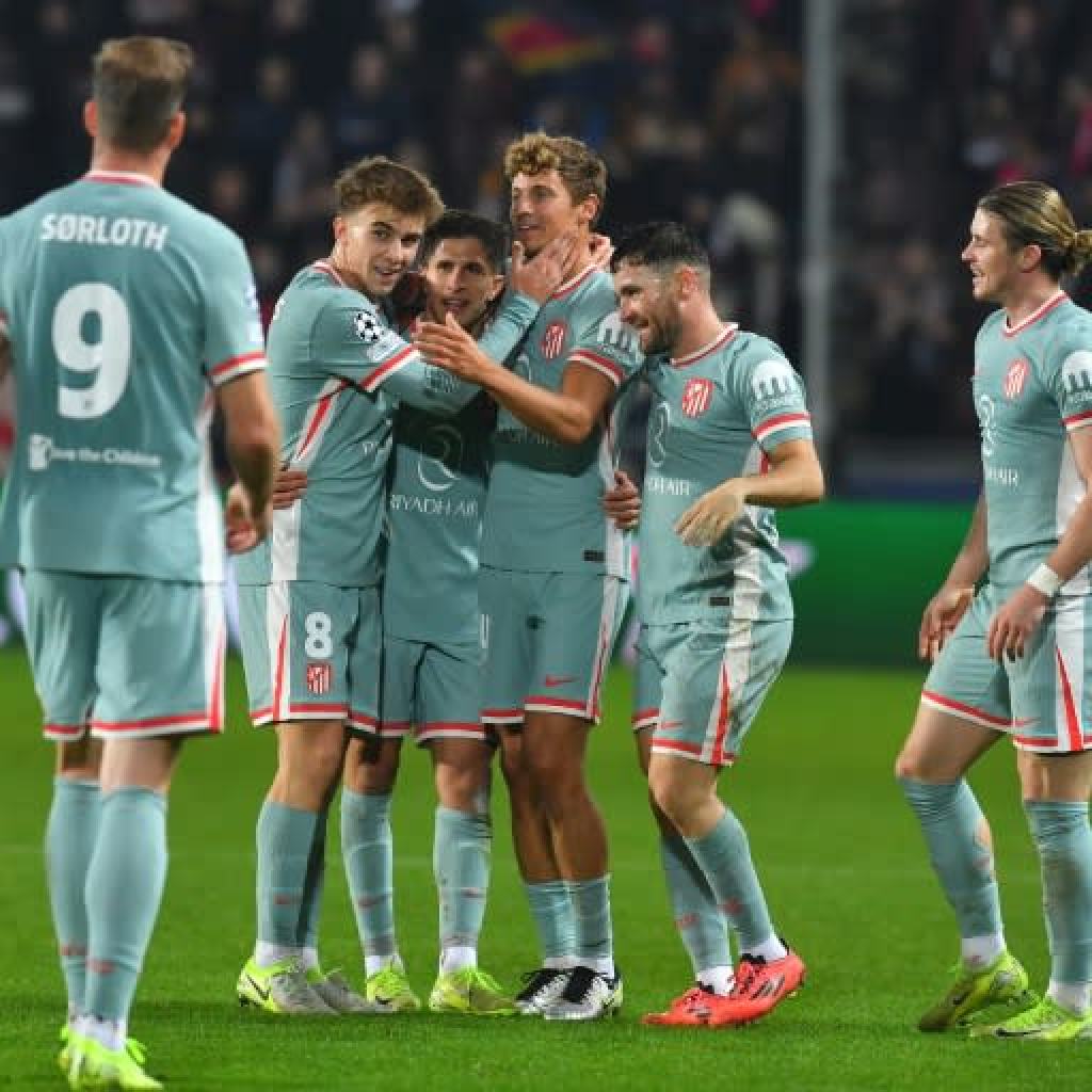 Alvarez, Correa web braces as Atletico thrash Sparta in Champions League Alvarez, Correa web braces as Atletico thrash Sparta in Champions League