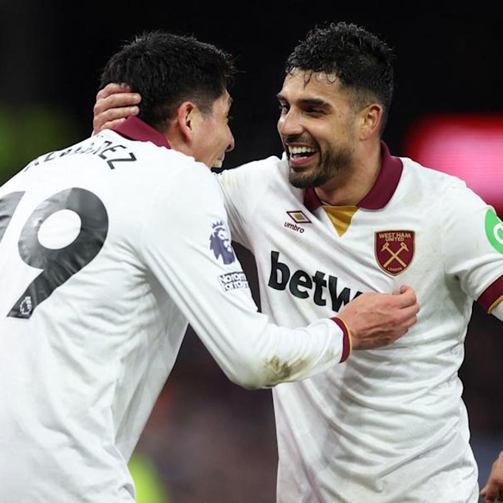 Aston Villa survive late scare after West Ham ‘winner’ is dominated offside Aston Villa survive late scare after West Ham ‘winner’ is dominated offside