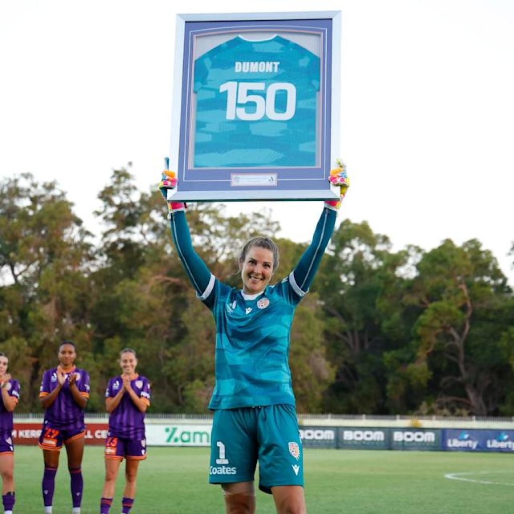 Casey Dumont: The history-making A-League goalkeeper and penalty shootout queen Casey Dumont: The history-making A-League goalkeeper and penalty shootout queen