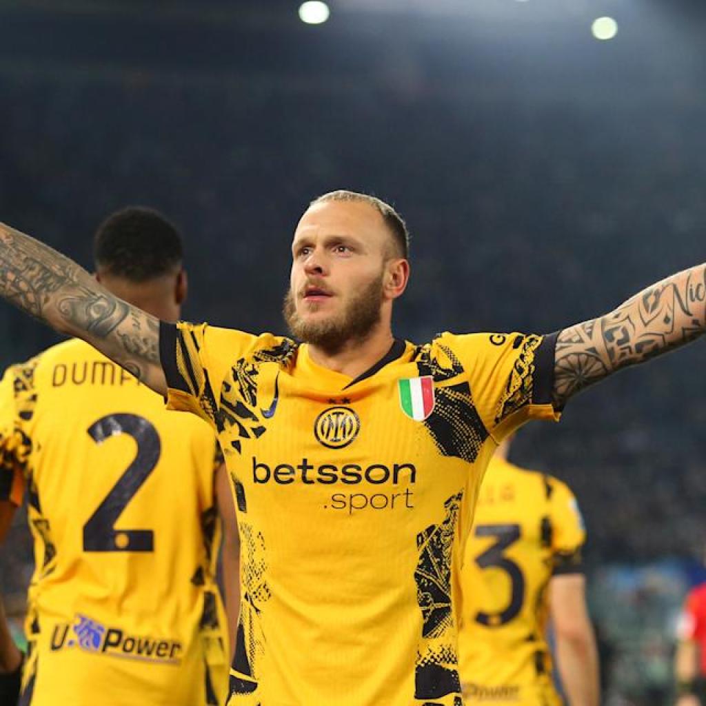 Picture – Federico Dimarco Wonderstriker Vs Napoli The First Direct Free Kick Serie A Objective For Inter Milan Since 2022 Picture – Federico Dimarco Wonderstriker Vs Napoli The First Direct Free Kick Serie A Objective For Inter Milan Since 2022