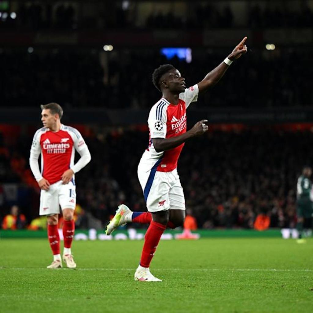 Saka insists Arsenal’s Champions League job isn’t performed but Saka insists Arsenal’s Champions League job isn’t performed but