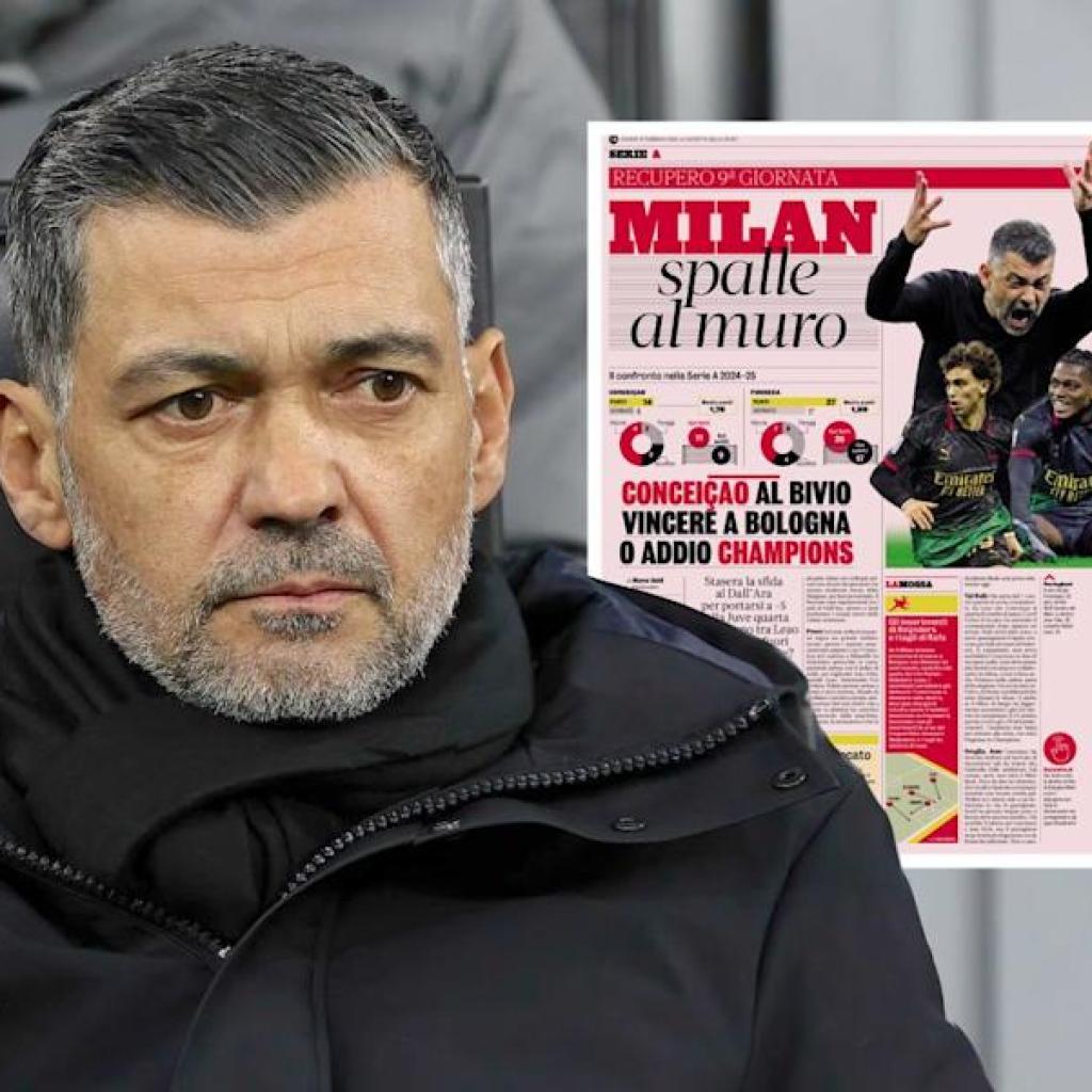 GdS: ‘Backs towards the wall’ – why greater than three factors is at stake for Milan vs. Bologna GdS: ‘Backs towards the wall’ – why greater than three factors is at stake for Milan vs. Bologna