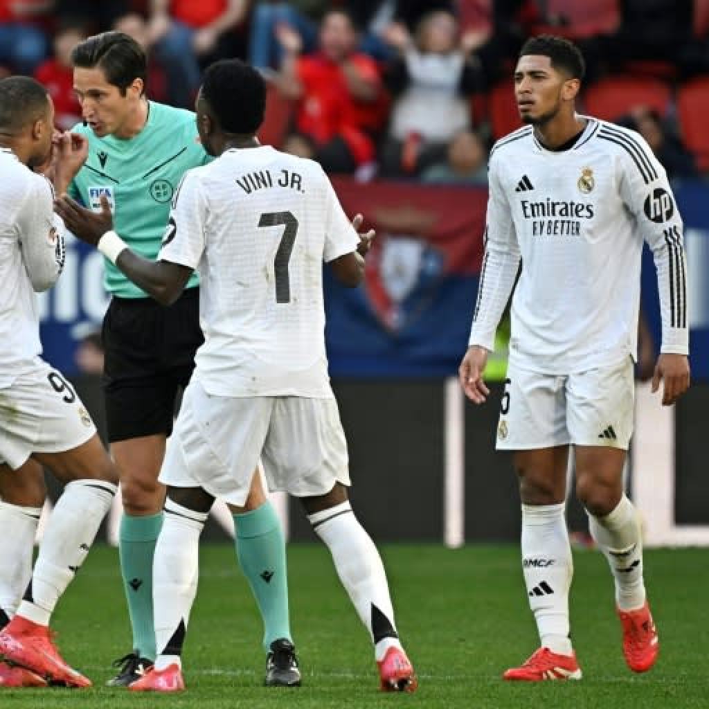 Bellingham despatched off in Actual Madrid conflict with Osasuna Bellingham despatched off in Actual Madrid conflict with Osasuna