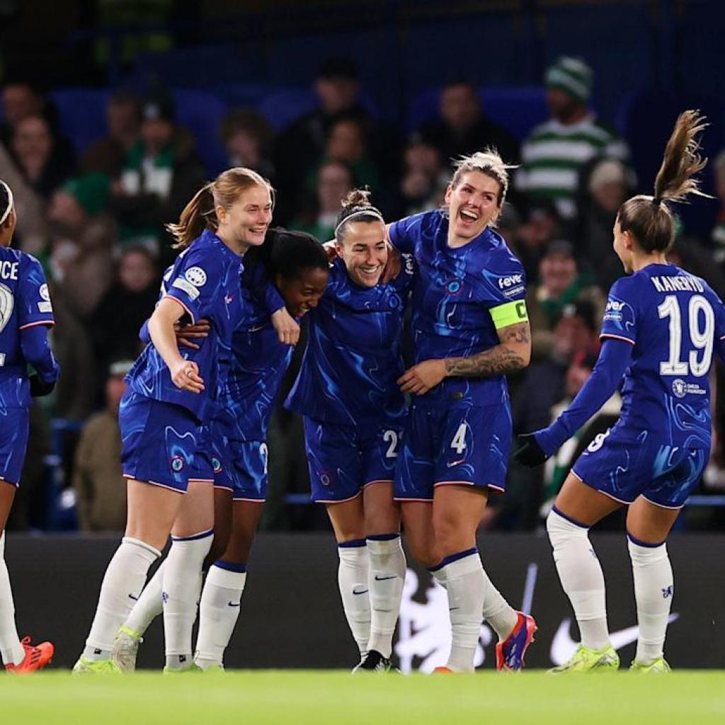 Chelsea ease into Girls’s Champions League quarter-finals with win over Celtic Chelsea ease into Girls’s Champions League quarter-finals with win over Celtic