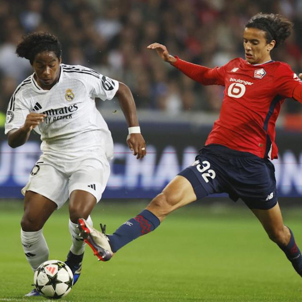 Milan goal Lille teenage expertise Bouaddi Milan goal Lille teenage expertise Bouaddi