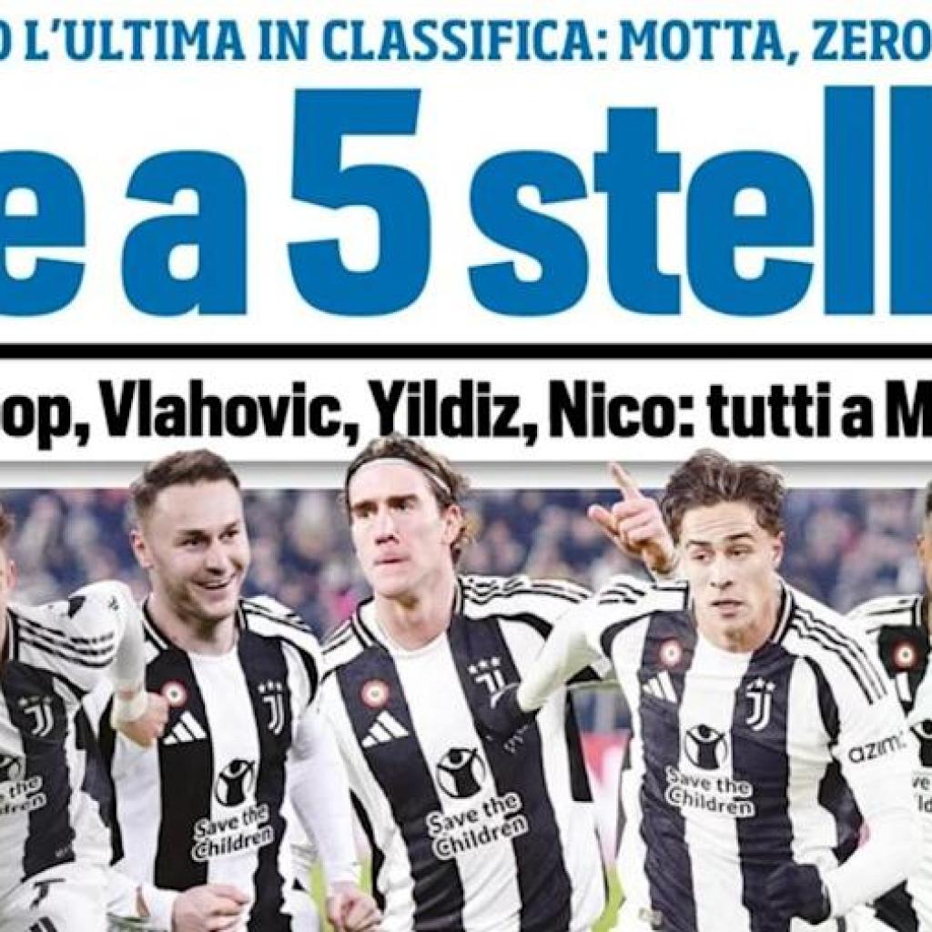 At present’s Papers – 5 stars Juventus and a prize for Inzaghi At present’s Papers – 5 stars Juventus and a prize for Inzaghi