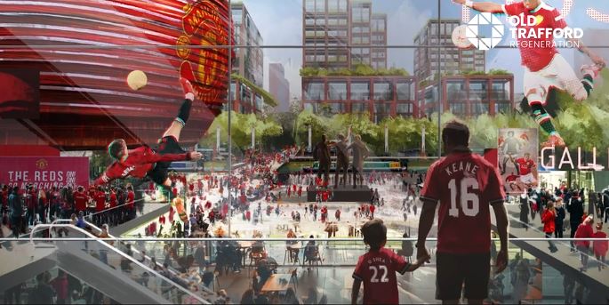 Man Utd reveal first pics of new Old Trafford in 'biggest regeneration ever' Man Utd reveal first pics of new Old Trafford in 'biggest regeneration ever'