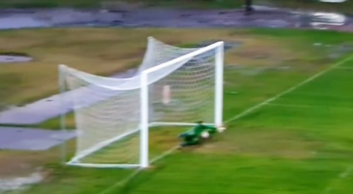 Watch astonishing phantom goal as fans demand 'entire refereeing team arrested' Watch astonishing phantom goal as fans demand 'entire refereeing team arrested'