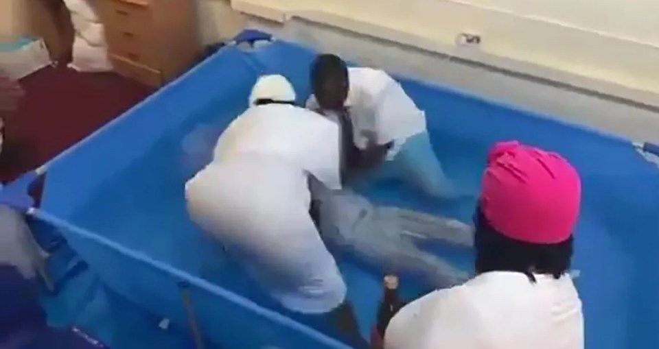 Raheem Sterling publicly declares his faith in God as he is baptised Raheem Sterling publicly declares his faith in God as he is baptised