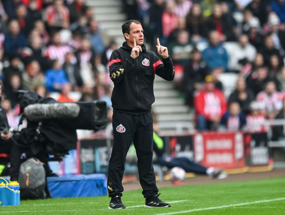 Sunderland boss says 'not my decision' if they keep 'scary' Chris Rigg Sunderland boss says 'not my decision' if they keep 'scary' Chris Rigg