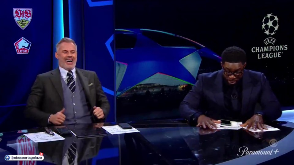 Carragher ‘absolutely cooks’ Micah live on CBS Sports after cheeky CL jibe Carragher ‘absolutely cooks’ Micah live on CBS Sports after cheeky CL jibe
