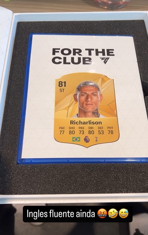 Raging Richarlison slams EA FC 25 card as Tottenham star’s rating is revealed Raging Richarlison slams EA FC 25 card as Tottenham star’s rating is revealed