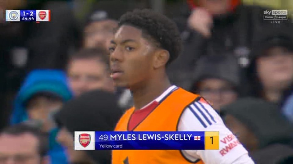 Arsenal star gets yellow card before he's even made Premier League debut Arsenal star gets yellow card before he's even made Premier League debut